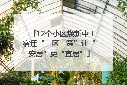 12个小区焕新中！宿迁“一区一策”让“安居”更“宜居”