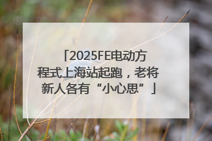 2025FE电动方程式上海站起跑，老将新人各有“小心思”