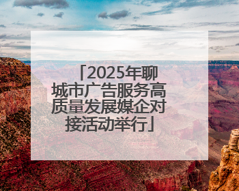 2025年聊城市广告服务高质量发展媒企对接活动举行