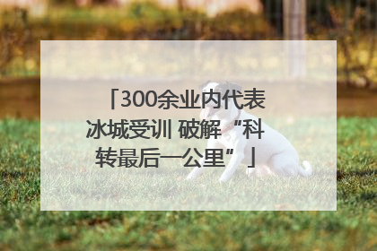 300余业内代表冰城受训 破解“科转最后一公里”