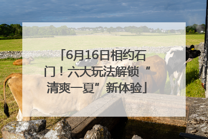 6月16日相约石门！六大玩法解锁“清爽一夏”新体验